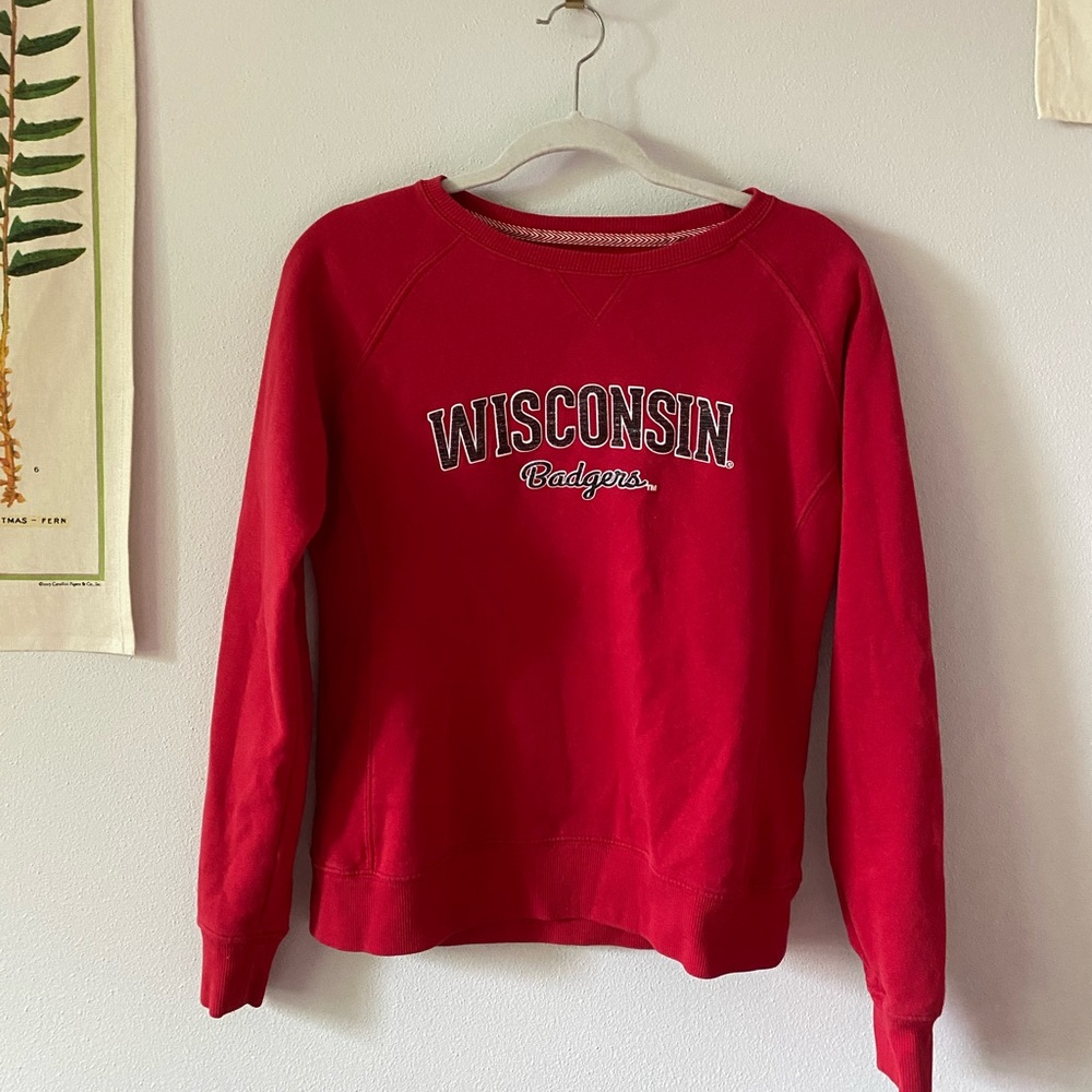 Jansport Wisconsin Badgers Crewneck